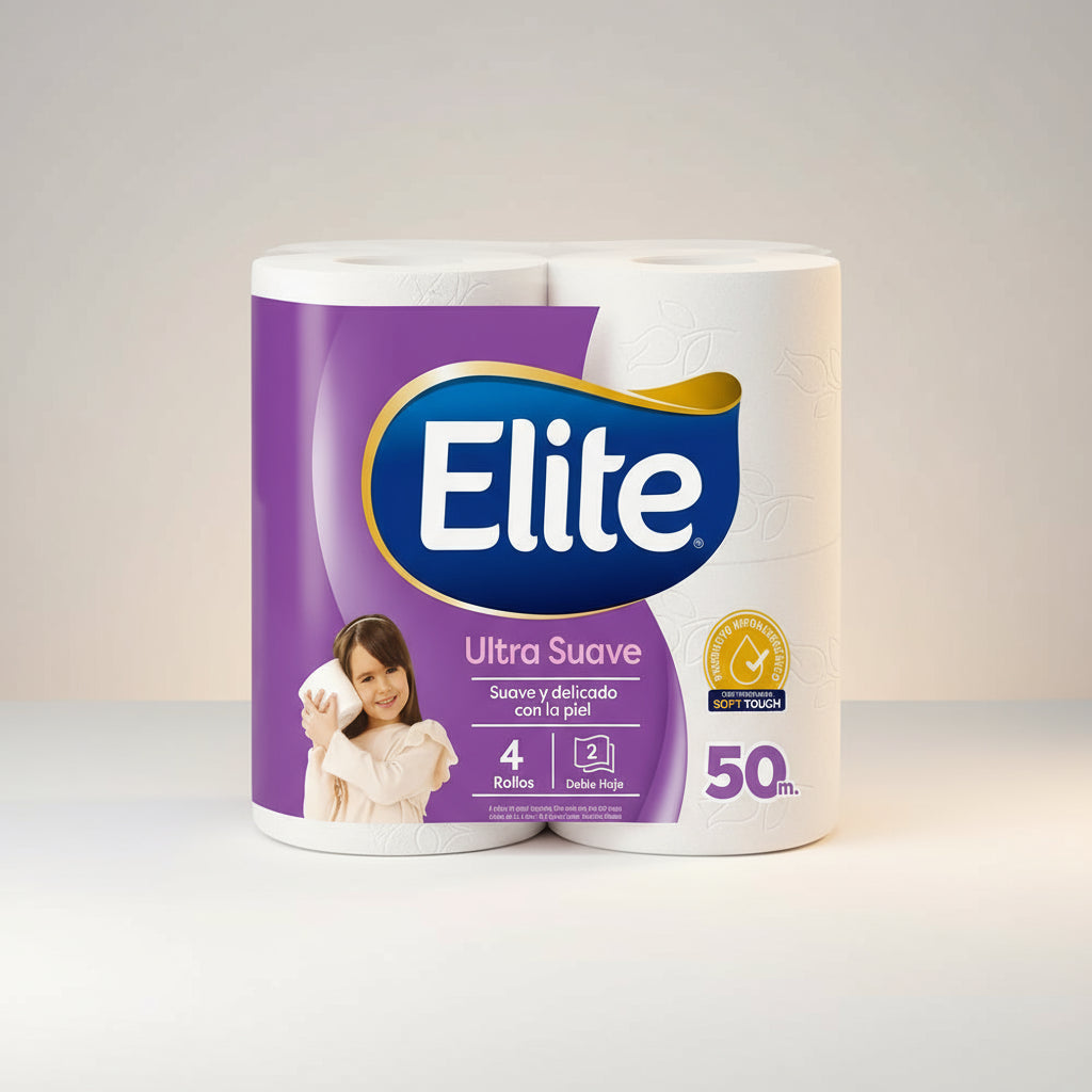 Papel Higienico Elite 50 Mts 4 Unidades