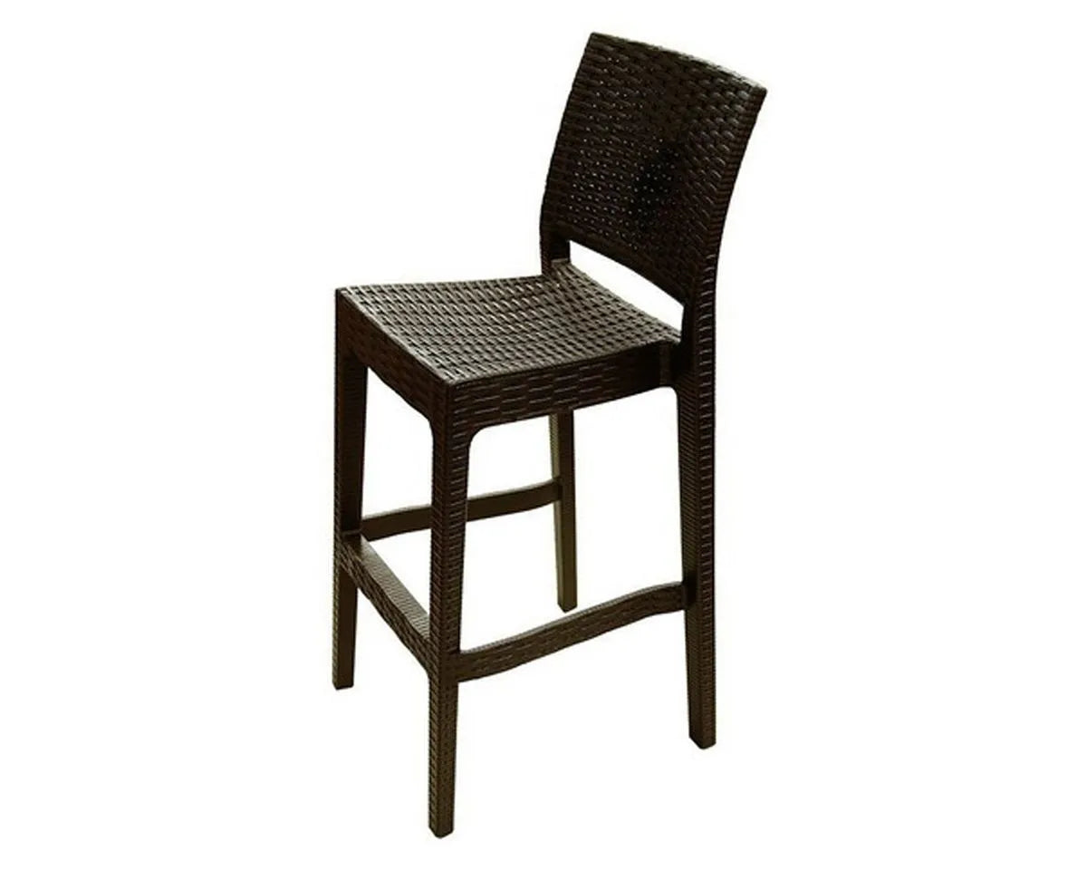 Silla Bar Tavarua Modelo Ratan Marron Reyplast