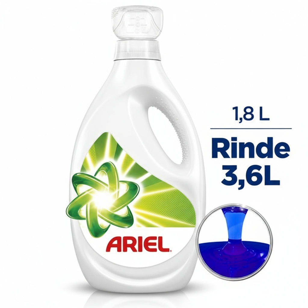 Detergente Ariel Liquido Doble Poder 1,8L