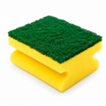 Esponja Acanalada Amarilla con Abrasivo Verde