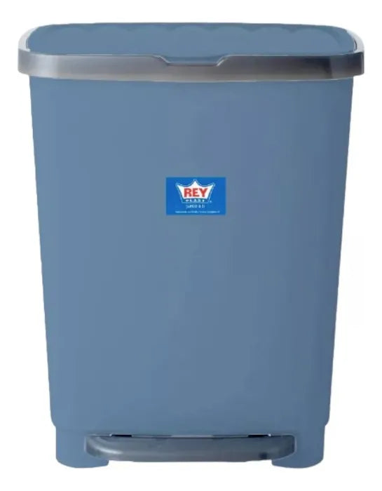 Basurero Pedal 25 Lt Azul Chile Reyplast