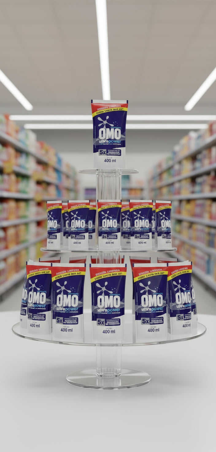 Detergente para ropa líquido Omo Detergente ultra power doypack 400 ml