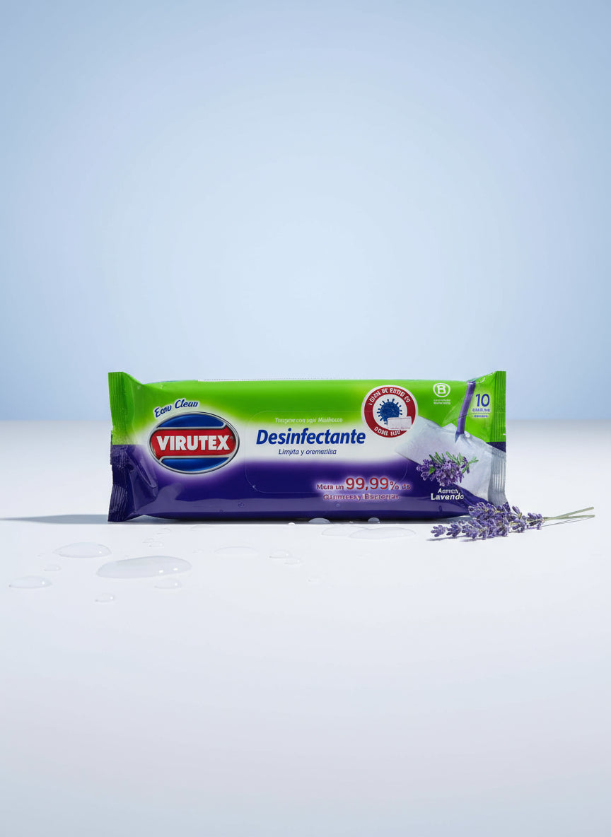 Trapero Desechable Desinfectante Virutex Lavanda C/OJAL 10U
