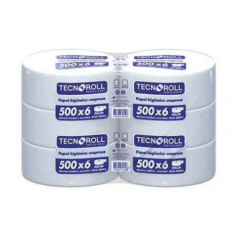 Papel Higienico Tecnoroll HS 6x500 Mts Pack