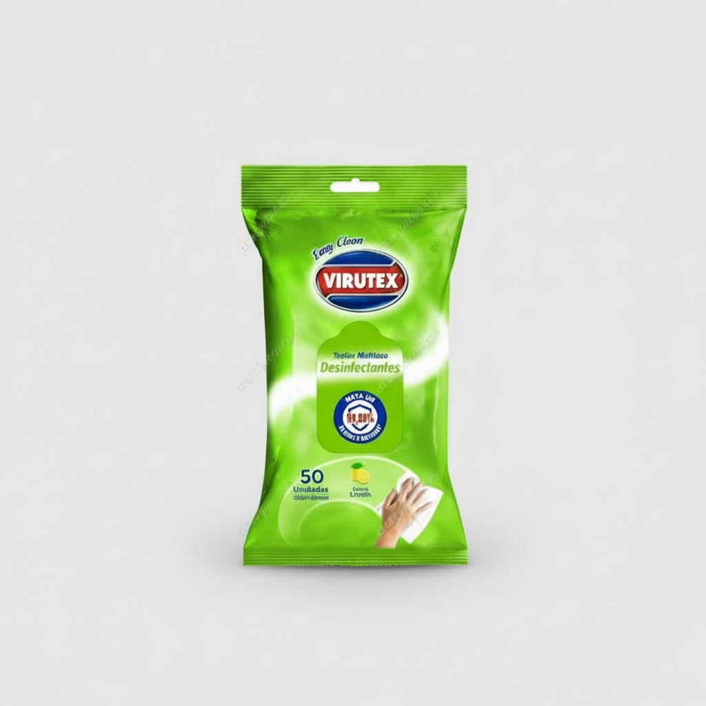 Toalla Humeda De Limon Desinfectante