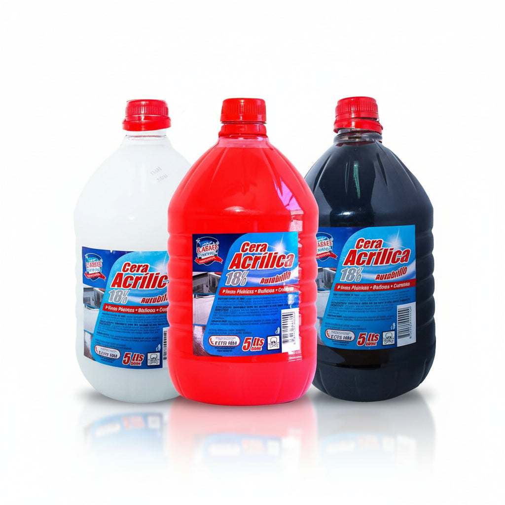 Cera autobrillo al 18% 5 L.