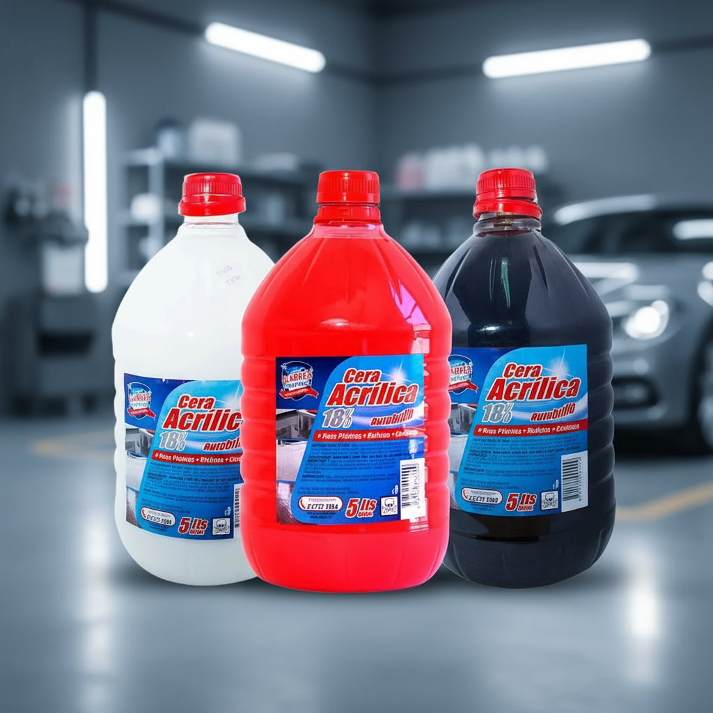 Cera autobrillo al 18% 5 L.