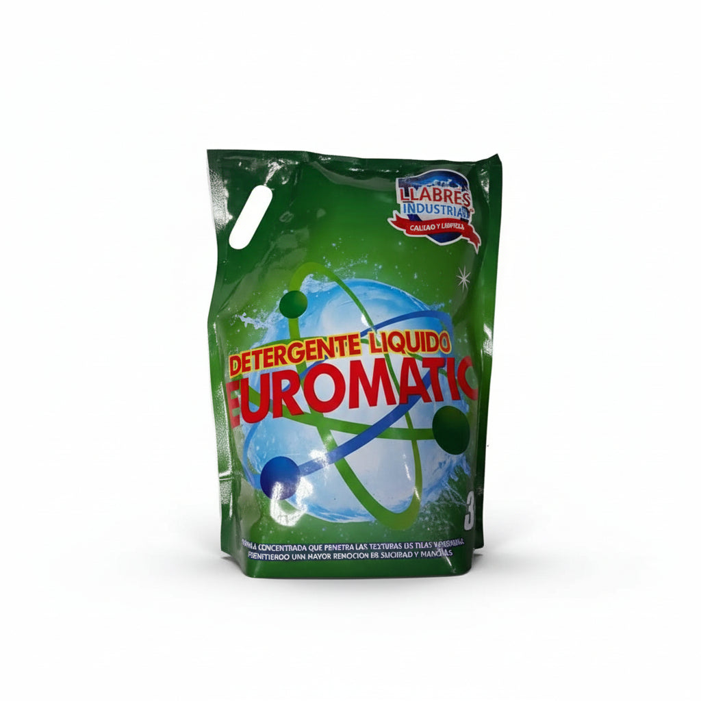 Detergente líquido Euromatic DoyPack LLABRES 3 L.