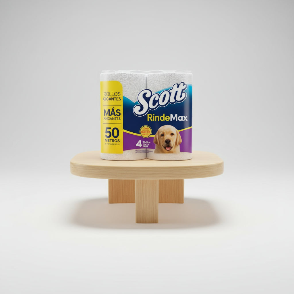 PAPEL HIGIENICO SCOTT 4 ROLLOS