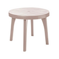 Mesa Redonda Coral Nueve Taupe ReyPlast