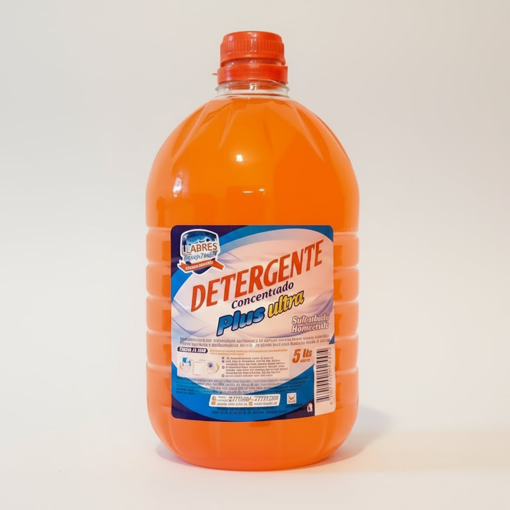 Detergente concentrado Plus Ultra Llabres 5 L.
