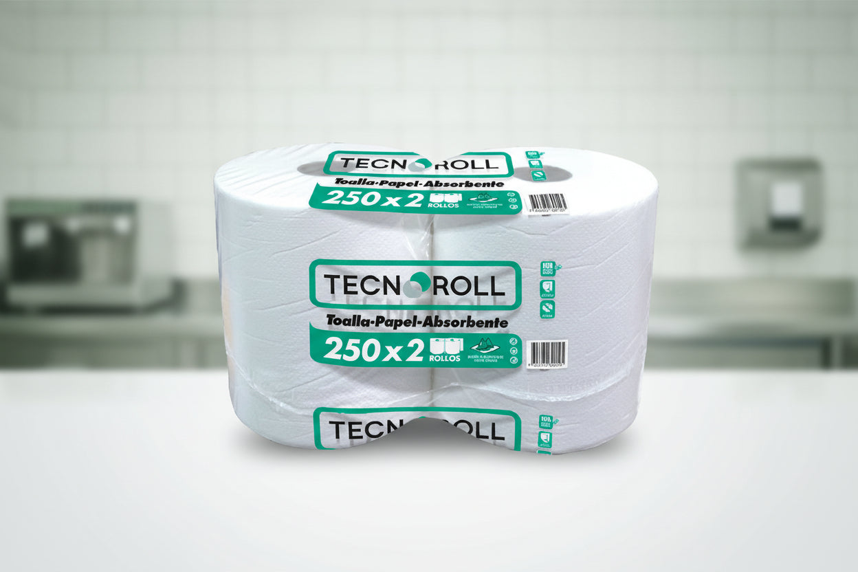 Toalla de Papel Tecnoroll HS 2x250 Mts
